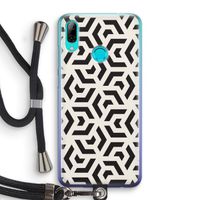 Crazy pattern: Huawei P Smart (2019) Transparant Hoesje met koord