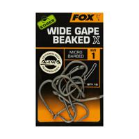 Fox Edges Wide Gape Beaked X 10st. Size 1 - thumbnail