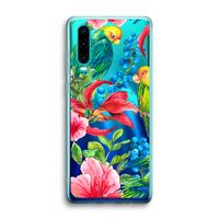 Papegaaien: Huawei P30 Transparant Hoesje