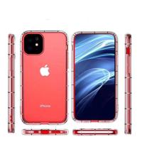 Voor iPhone 11 4-kant luchtdruk drop-proof dikke transparante TPU telefoon geval (transparant)