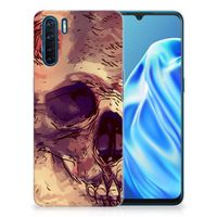 Silicone Back Case OPPO A91 Skullhead - thumbnail