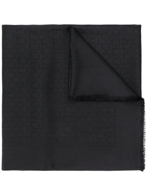 Ferragamo châle Gancini - Noir