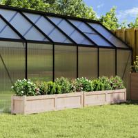 Plantenbakken 2 st cm massief grenenhout - thumbnail