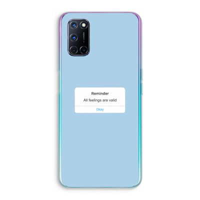 Reminder: Oppo A52 Transparant Hoesje