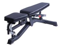 Lifemaxx vertstelbare trainingsbank zwart