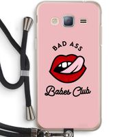 Badass Babes Club: Samsung Galaxy J3 (2016) Transparant Hoesje met koord