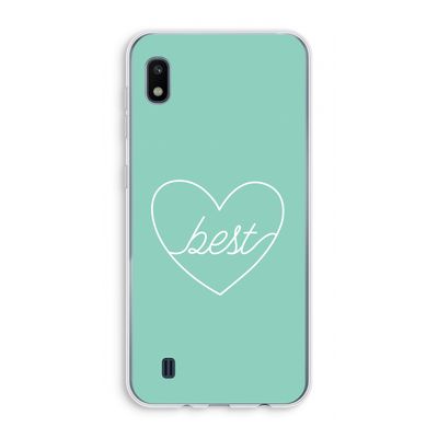 Best heart pastel: Samsung Galaxy A10 Transparant Hoesje