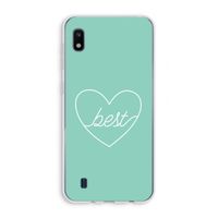 Best heart pastel: Samsung Galaxy A10 Transparant Hoesje
