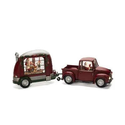 Snwlantaarn pickuptruck kerstman bo