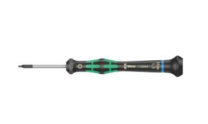 Wera 2054 Elektronica en fijnmechanica Inbusschroevendraaier Sleutelbreedte (metrisch): 2.4 mm Sleutelbreedte (inch): 3/32 inch Koplengte: 60 mm Afmeting,