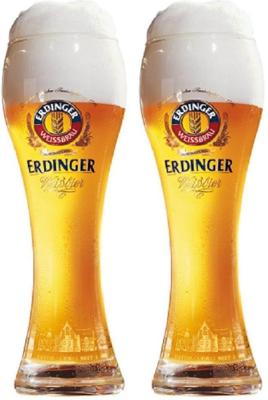Erdinger Bierglazen Weizen - 500 ml - 2 stuks