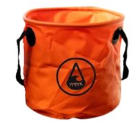 Wave Hawaii opvouwbare emmer waterdicht 35 x 30 cm oranje - thumbnail