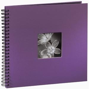 Hama "Fine Art" Spiral Album, purple, 34x32/50 foto-album Paars 10 x 15, 13 x 18