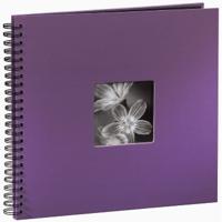 Hama "Fine Art" Spiral Album, purple, 34x32/50 foto-album Paars 10 x 15, 13 x 18 - thumbnail