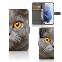 Telefoonhoesje | Met pasjeshouder | Samsung Galaxy S22 Plus Britse Korthaar