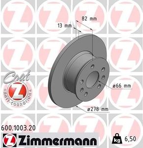 Remschijf Coat Z 600100320