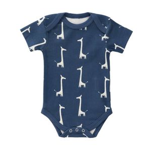 Fresk romper korte mouw Giraf indigo blue Maat