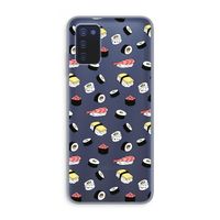 Sushi time: Samsung Galaxy A03s Transparant Hoesje