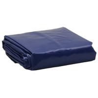 VidaXL Dekzeil 650 g/m² ø 3 m blauw