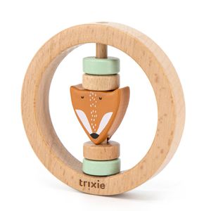 Trixie houten ronde rammelaar mr.fox