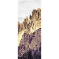 Fotobehang - Peaks Color 100x250cm - Vliesbehang