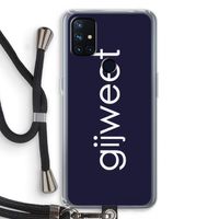 Gijweet: OnePlus Nord N10 5G Transparant Hoesje met koord