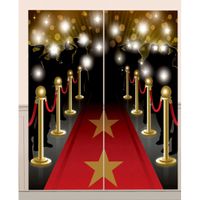 Hollywood rode loper scene scetter 165 x 82 cm - thumbnail