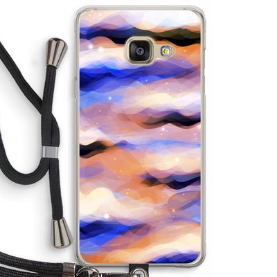 Donkere Wolken: Samsung Galaxy A3 (2016) Transparant Hoesje met koord