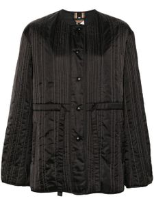 Paul Smith veste matelassée à motif Shadow Stripe - Noir