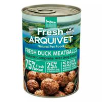 ARQUIVET Verse gehaktballetjes met eend, zoete aardappel en sinaasappel - nat hondenvoer - 400 g