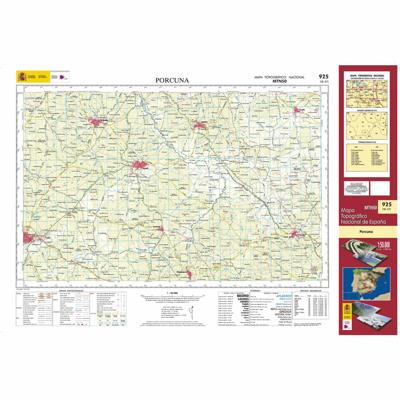 Topografische kaart 925 MT50 Porcuna | CNIG - Instituto Geográfico Nacional1