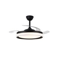 CristalRecord Plafondventilator Brisa Ø 106 cm zwart CristalRecord Plafondventilator Brisa Ø 106 cm zwart
