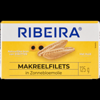 Ribeira Makreelfilets in Zonnebloemolie 125 g bij Jumbo