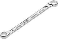 HAZET Dubbele ringsleutel 610N-6X7 · Buitentwaalfkant tractieprofiel · SW 6 x 7 mm