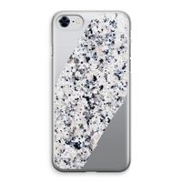 Gespikkelde marmer: iPhone 8 Transparant Hoesje