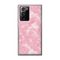 Abstract Painting Pink: Samsung Galaxy Note 20 Ultra / Note 20 Ultra 5G Transparant Hoesje