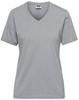 James & Nicholson JN1807 Ladies´ Bio Workwear T-Shirt - /Grey-Heather - XS - thumbnail