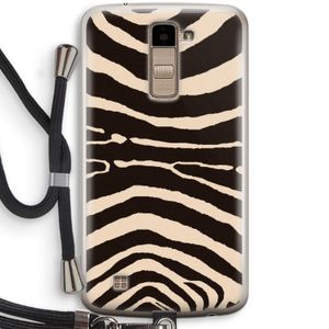 Arizona Zebra: LG K10 (2016) Transparant Hoesje met koord