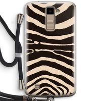 Arizona Zebra: LG K10 (2016) Transparant Hoesje met koord