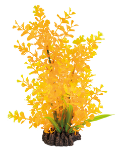 Superfish Art Plant Ludwigia Orange 25cm - Onderhoudsvrije Kunstplant met Realistische Rotsbasis