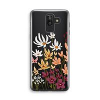 Painted wildflowers: Samsung Galaxy J8 (2018) Transparant Hoesje