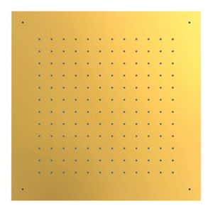 Hoofddouche Tres Exclusive | 50x50 cm | Vierkant | 24k Goud glans