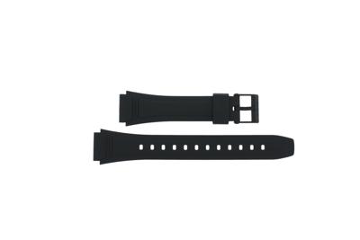 Horlogeband Casio DB-36-1AVEF / DB-36-1AV / 10079756 Kunststof/Plastic Zwart 18mm
