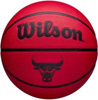 Wilson Nba Team Tribute Solid Chicago Bulls Basketbal Bal Rood 5