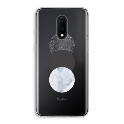Marmeren cirkels: OnePlus 7 Transparant Hoesje