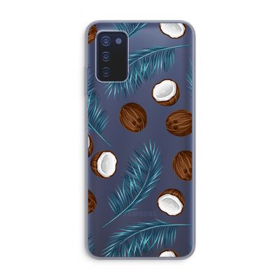 Kokosnoot roze: Samsung Galaxy A03s Transparant Hoesje