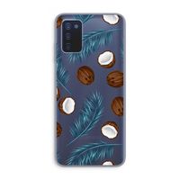 Kokosnoot roze: Samsung Galaxy A03s Transparant Hoesje