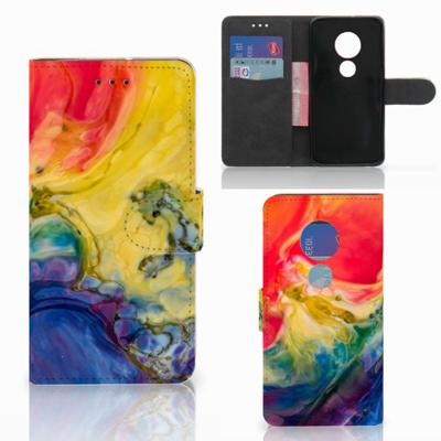 Hoesje Motorola Moto G7 Play Watercolor Dark Hoesje Motorola Moto G7 Play Watercolor Dark