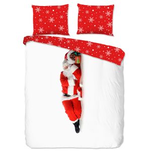 Pure Dekbedovertrek Santa-1-persoons (140 x 200/220 cm)