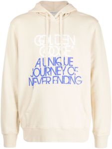 Golden Goose hoodie en coton à logo imprimé - Tons neutres